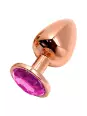 Plug bijou Tralalo rose L - Wooomy