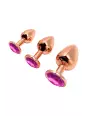 Plug bijou Tralalo rose L - Wooomy