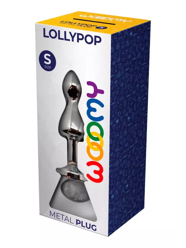 Plug bijou Lollypop transparent S - Wooomy