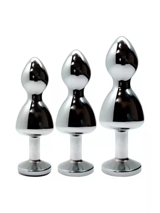 Plug bijou Lollypop transparent M - Wooomy