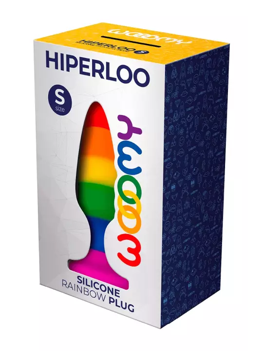 Plug arc en ciel Hiperloo S - Wooomy Plug arc en ciel Hiperloo S - Wooomy