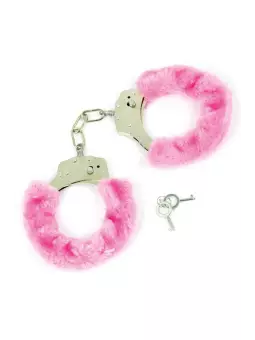 Menottes fourrure rose - Litolu