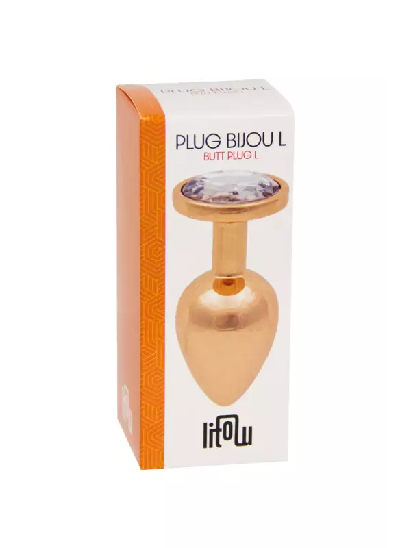 Plug bijou rose gold L - Litolu