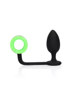 Plug avec cockring phosphorescent - Ouch