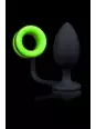 Plug avec cockring phosphorescent - Ouch