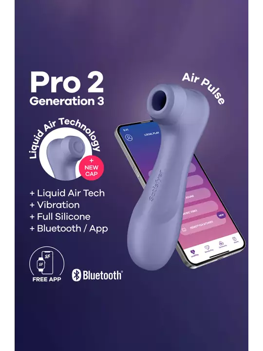 Stimulateur Pro 2 Generation 3 connecté lilas