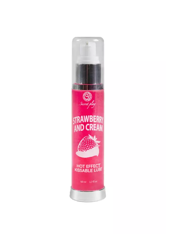 Lubrifiant chauffant gout fraise chantilly - Secret Play