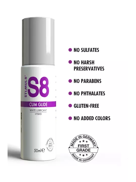 Lubrifiant hybride S8 effet sperme 50ml