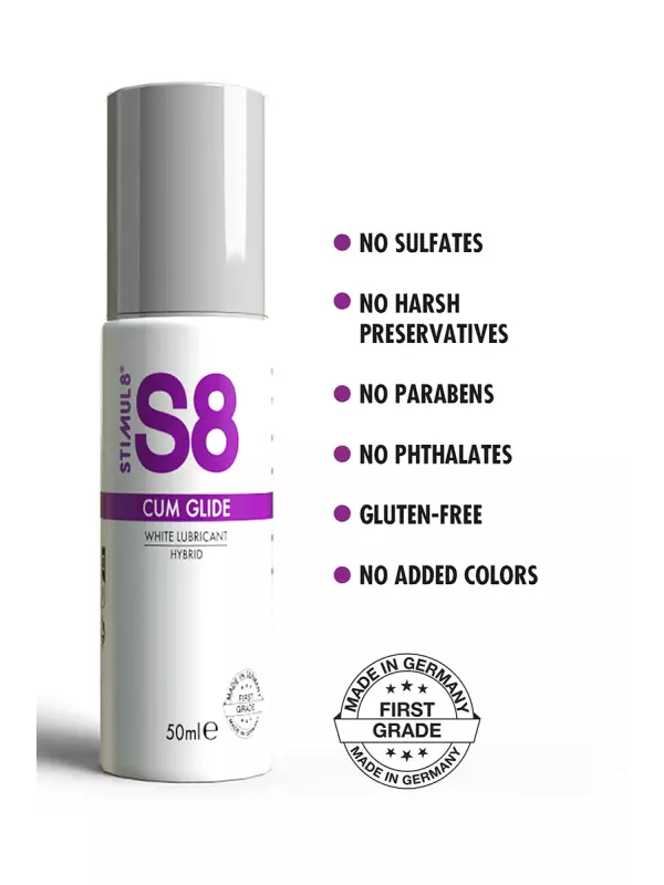 Lubrifiant hybride S8 effet sperme 50ml