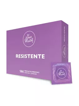 144 Préservatifs résistants Love Match