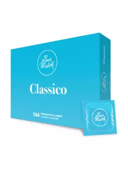 144 Préservatifs classiques Love Match