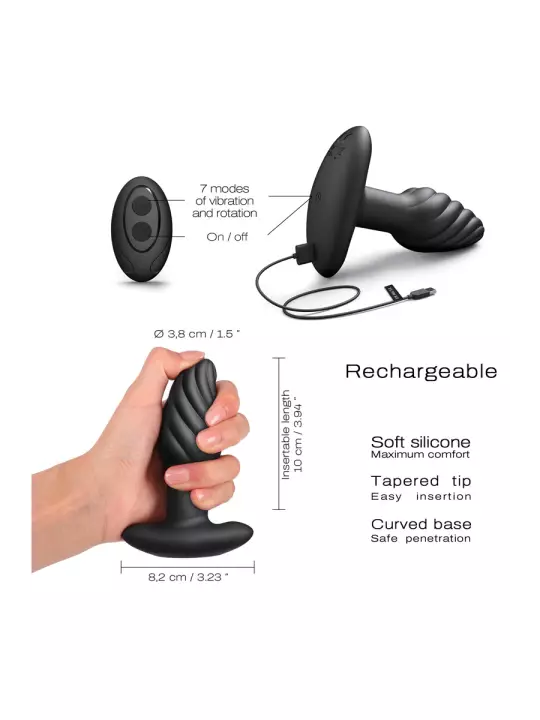 Plug anal rotatif Spin Plug - Dorcel