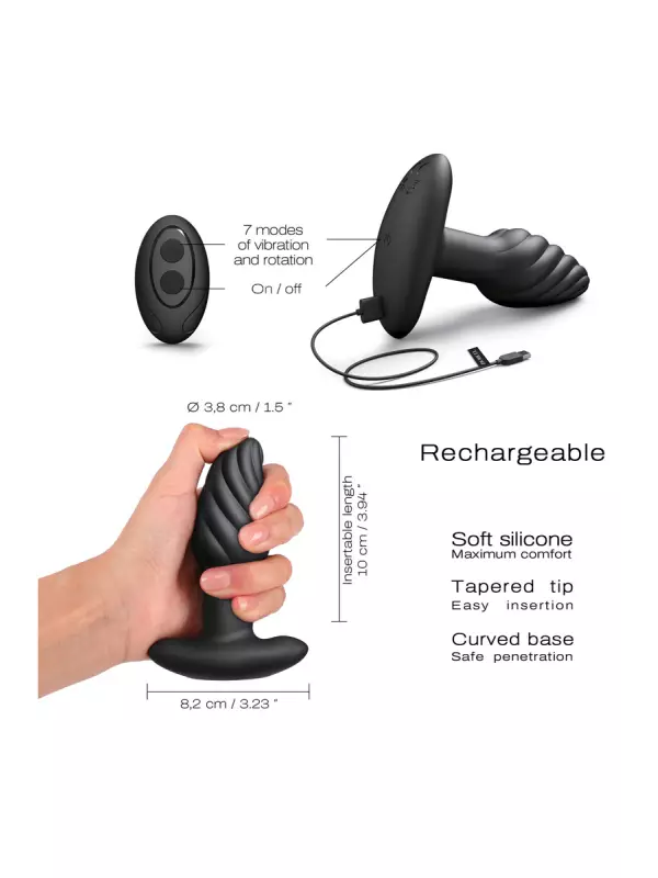 Plug anal rotatif Spin Plug - Dorcel