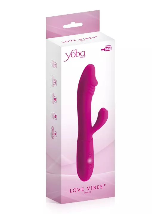 Vibromasseur rabbit Becca - Yoba