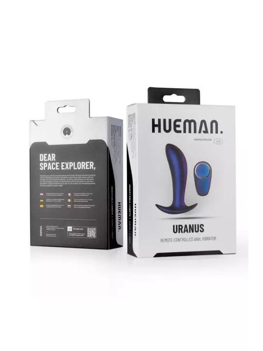 Plug vibrant télécommandé Uranus - Hueman Plug vibrant télécommandé Uranus - Hueman