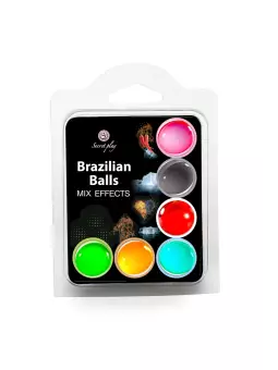 6 Brazilian balls avec effets différents