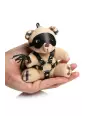 Porte-clés Teddy Bear BDSM avec martinet