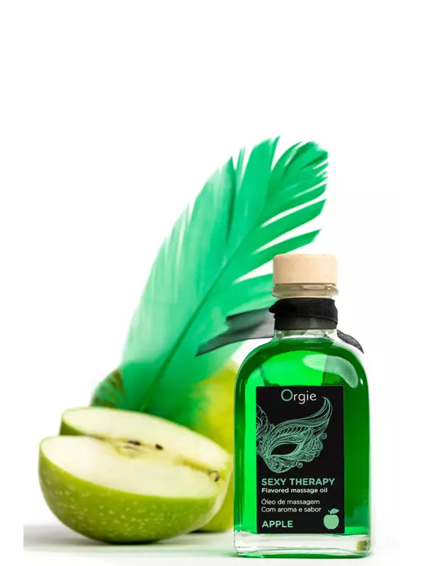 Huile de massage embrassable Sexy Therapy Pomme