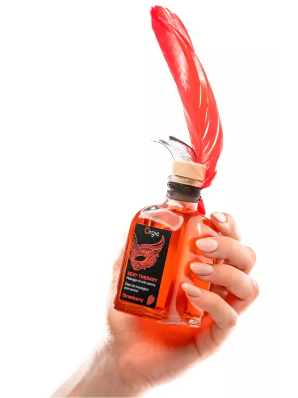 Huile de massage embrassable Sexy Therapy fraise