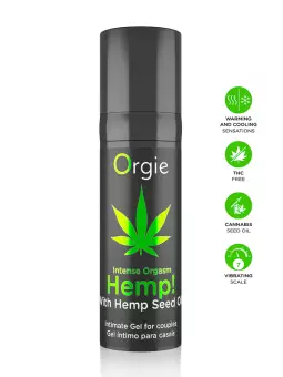 Gel intime d'excitation Hemp Intense Orgasm 15ml