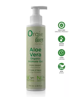 Gel Intime Bio à Base dEau à l'Aloe Vera
