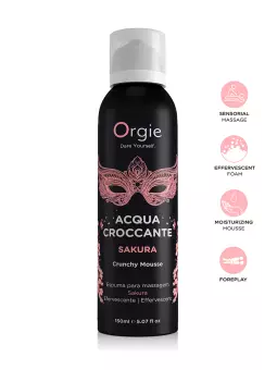 Mousse de massage effervescente Sakura 150ml