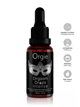 Gouttes d'excitation clitoridienne Orgasm Drops Intense 