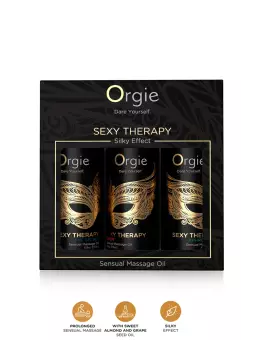 Coffret 3 huiles de massage sensuel Sexy Therapy Collection