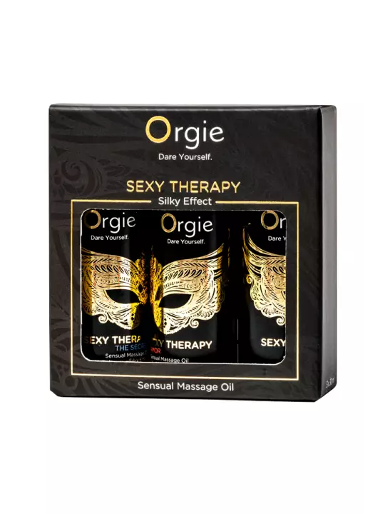 Coffret 3 huiles de massage sensuel Sexy Therapy Collection