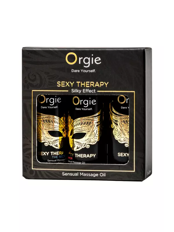 Coffret 3 huiles de massage sensuel Sexy Therapy Collection