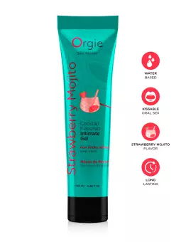 Gel intime Lube Tube Cocktail Fraise Mojito 100ml