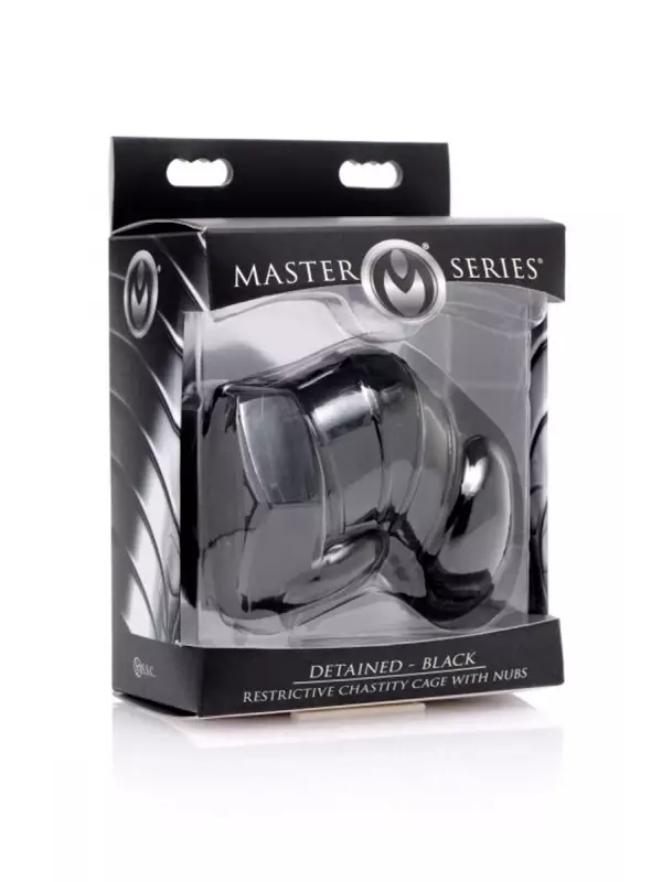Cage de chasteté restrictive noire - Master Series