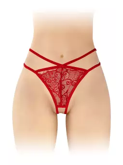 String ouvert Mylene - rouge