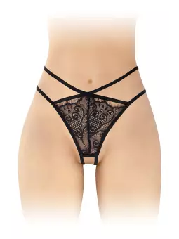 String ouvert Mylene - noir