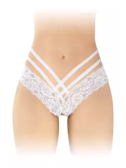 Tanga ouvert Anne - blanc