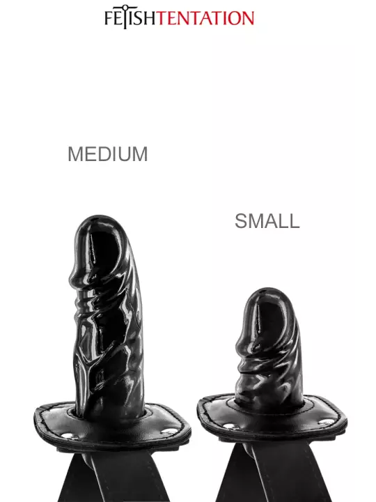 Bâillon avec gode interne - Fetish Tentation
