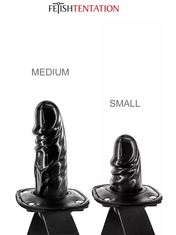 Bâillon avec gode interne - Fetish Tentation