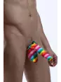 Cache-sexe multicolore Cache-sexe multicolore