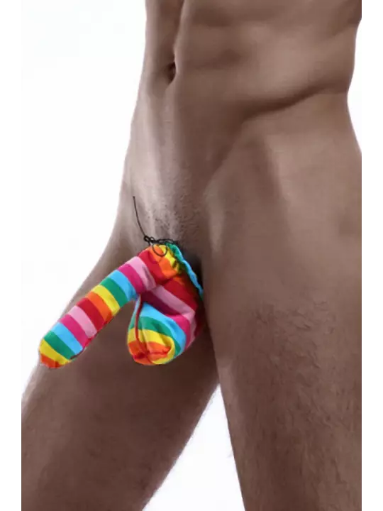 Cache-sexe multicolore Cache-sexe multicolore