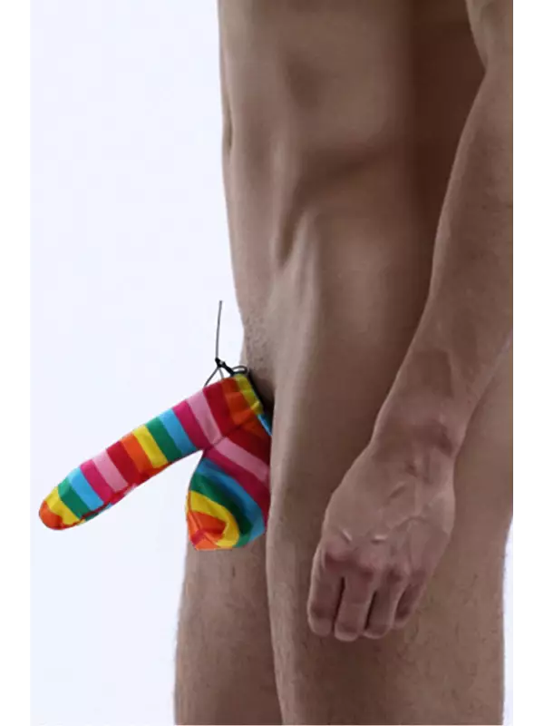 Cache-sexe multicolore