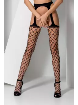 Collants ouverts S011 - Noir