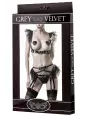 Ensemble burlesque 4 pièces - Grey Velvet Ensemble burlesque 4 pièces - Grey Velvet