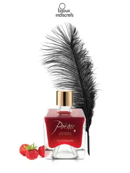 Peinture de corps Poême fraise