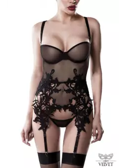 Guêpière baroque - Grey Velvet 