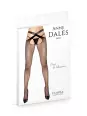 Collant résille ouvert noir Flavia - Anne d'Alès