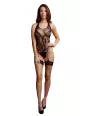 Body fendu résille et strass - Le Désir Body fendu résille et strass - Le Désir