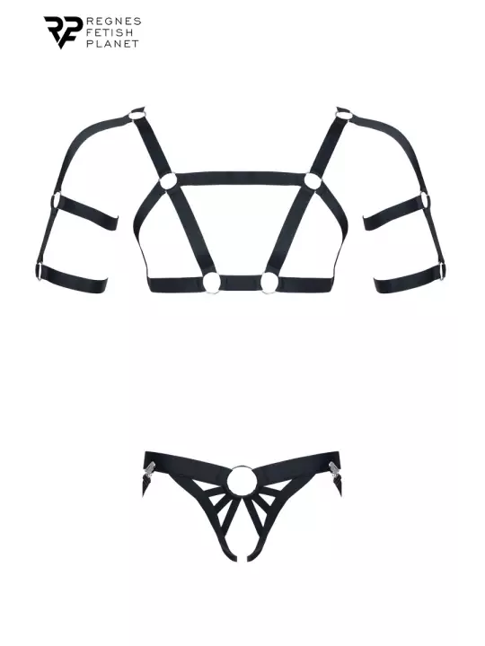 Ensemble harnais et jockstrap ouvert - Regnes Ensemble harnais et jockstrap ouvert - Regnes