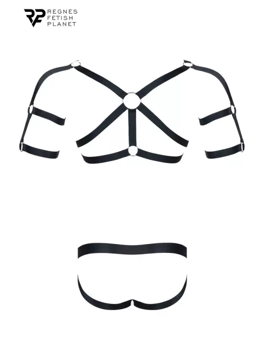 Ensemble harnais et jockstrap ouvert - Regnes Ensemble harnais et jockstrap ouvert - Regnes