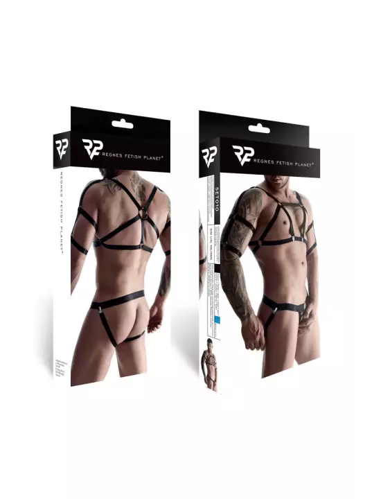 Ensemble harnais et jockstrap ouvert - Regnes Ensemble harnais et jockstrap ouvert - Regnes