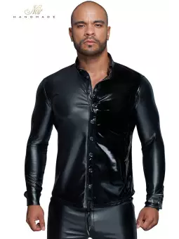 Chemise wetlook et vinyle H064
